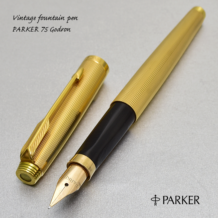PARKERパーカー万年筆 パーカー75 ペン先14K-585 XF | www.esn-ub.org